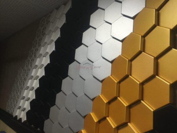 دیوارپوش طرح کندوی زنبور عسل