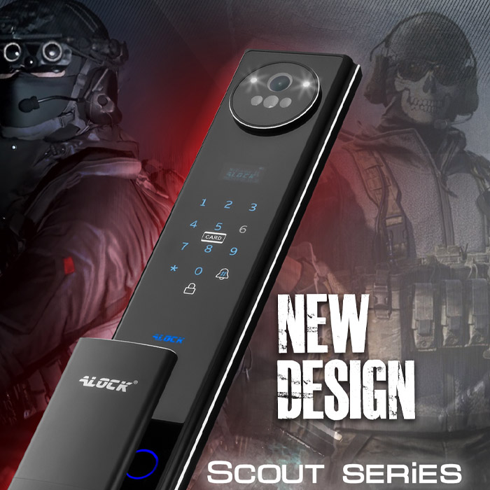 قفل دیجیتال تشخیص چهره ALOCK مدل Scout series (P1+) قفل دیجیتال تشخیص چهره ALOCK مدل Scout series (P1+)