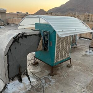 سایبان کولر آبی فایبرگلاس