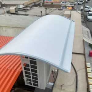 سایبان کولرگازی پلی کربنات سفید